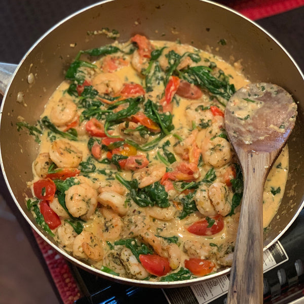 Garlic and Butter Tuscan Shrimp - Stuarto's Olive Oil
